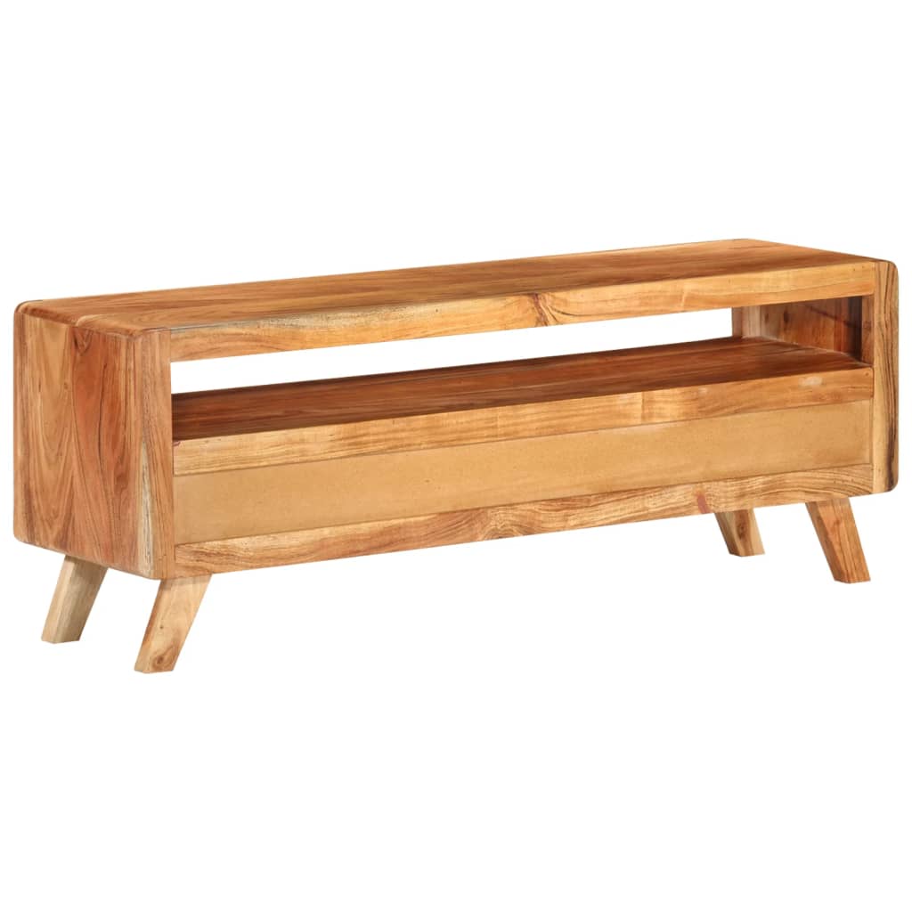 Móvel de TV 110x30x40 cm madeira de acácia maciça