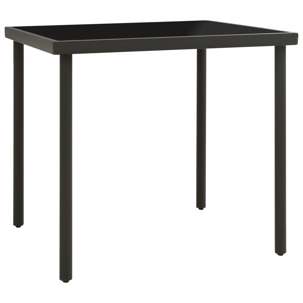 3 Pcs conjunto de jantar para exterior aço