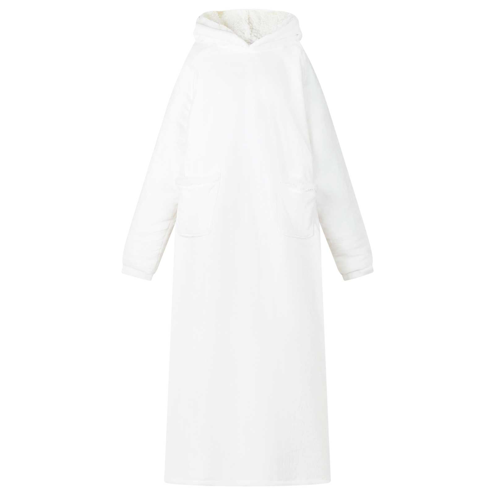 Sweatshirt manta branco l fleece e flanela
