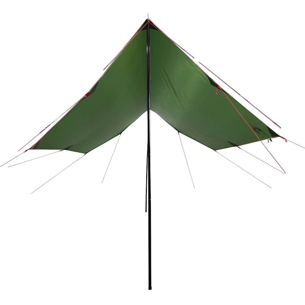 Lona de campismo 460x305x210 cm impermeável verde