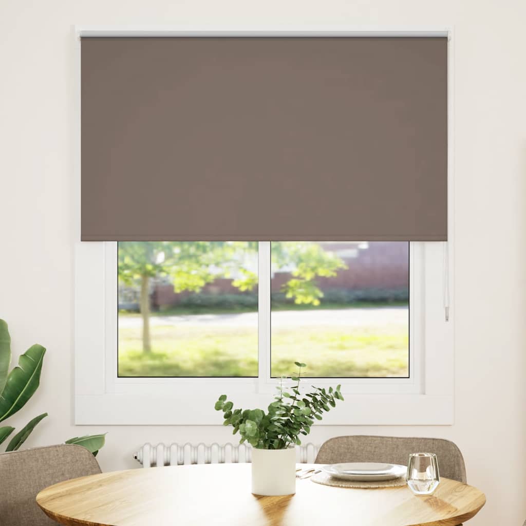 Persiana de enrolar 140x175 cm largura tecido 136,6cm poliéster