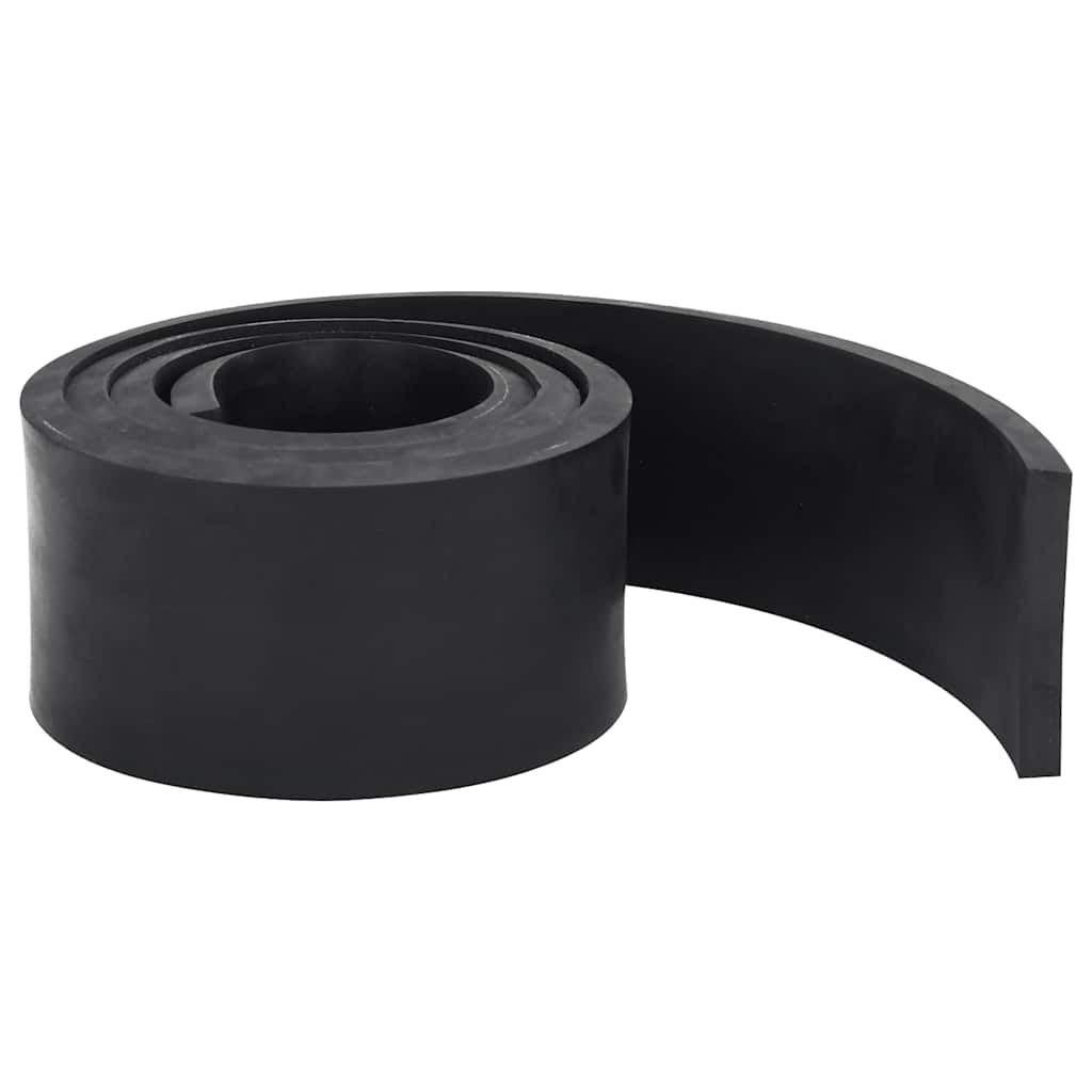 Borda de borracha para arado de neve preto 180x8x1 cm