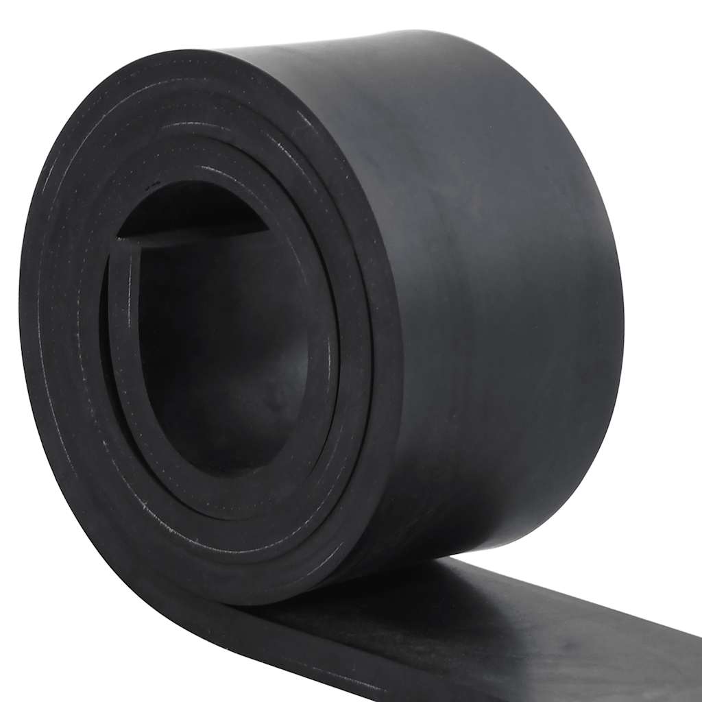 Borda de borracha para arado de neve preto 180x8x1 cm