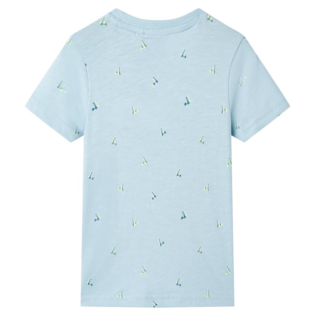 T-shirt para criança azul-claro 116