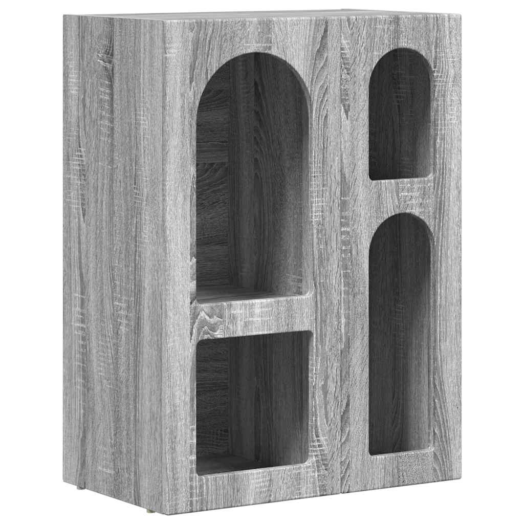 Buffet elst cinza sonoma 59 x 35 x 80.5 cm derivados de madeira