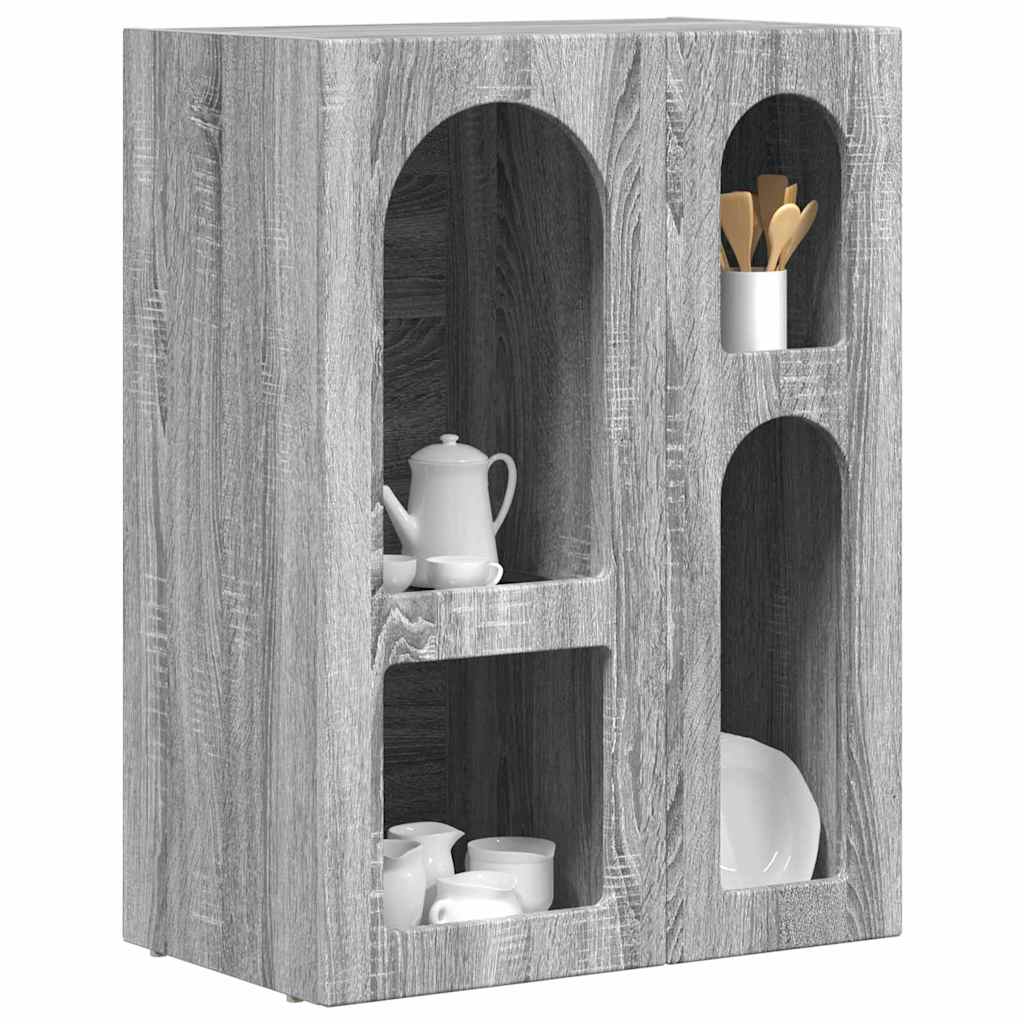 Buffet elst cinza sonoma 59 x 35 x 80.5 cm derivados de madeira