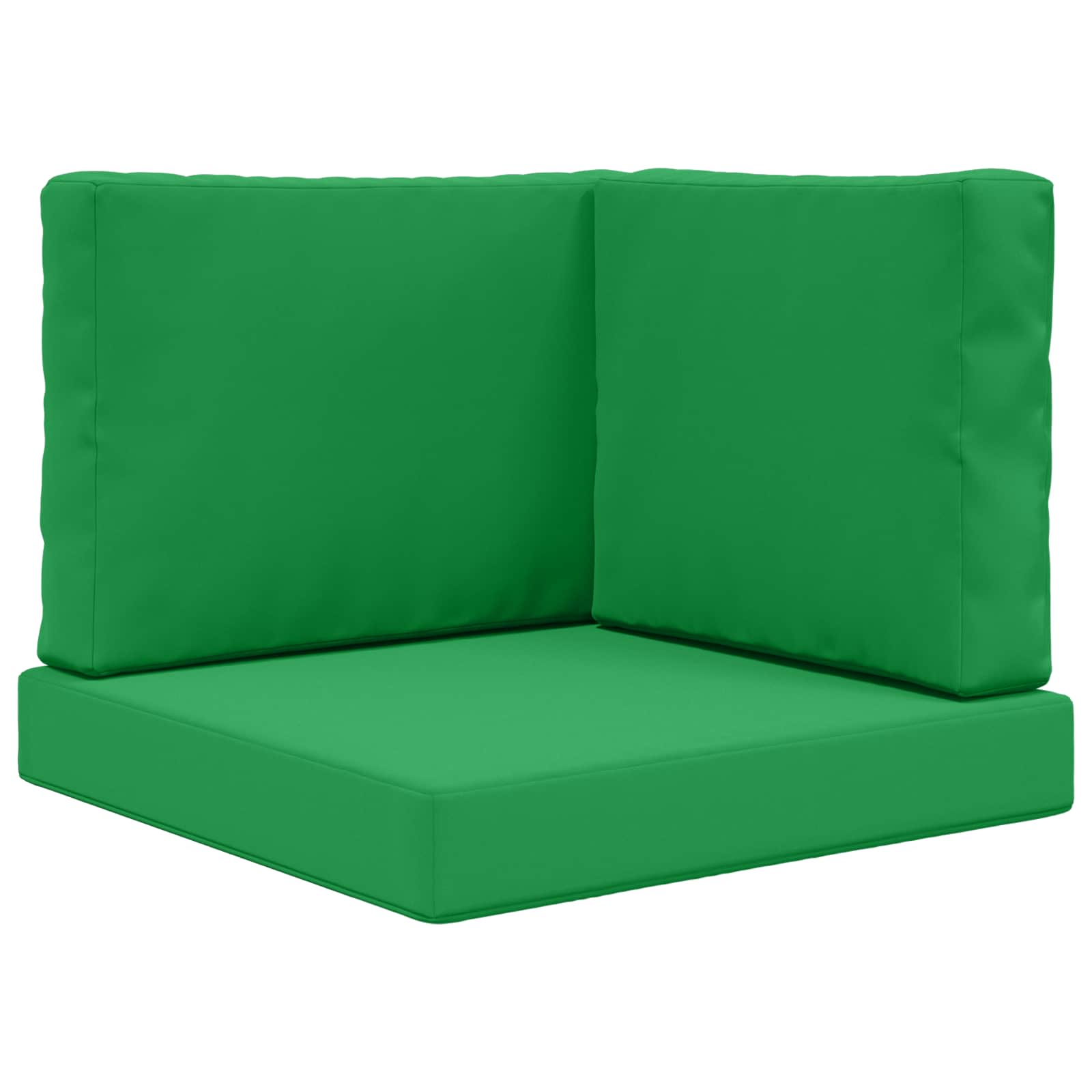 Almofada para sofá externo poliéster verde 60 x 60 x 8 cm