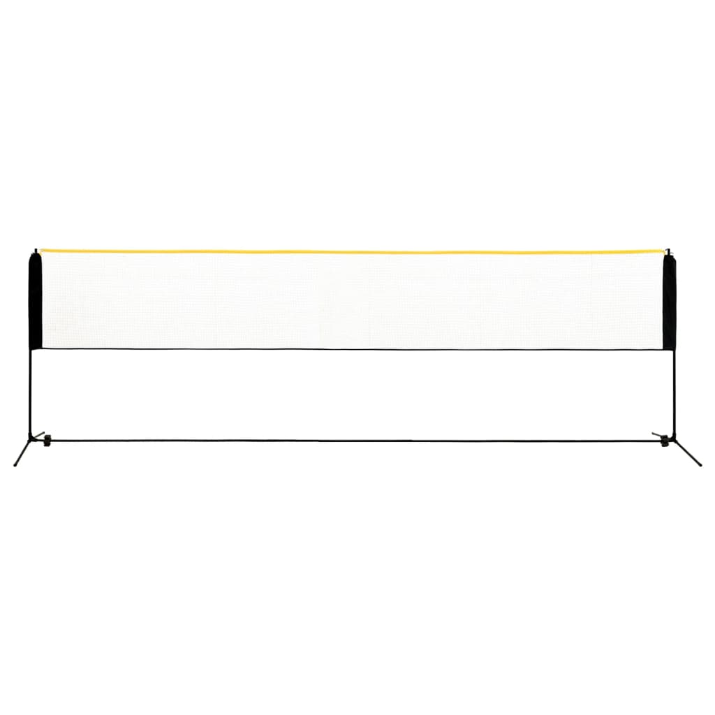 Rede de badmínton ajustável 500x103x94-158 cm metal