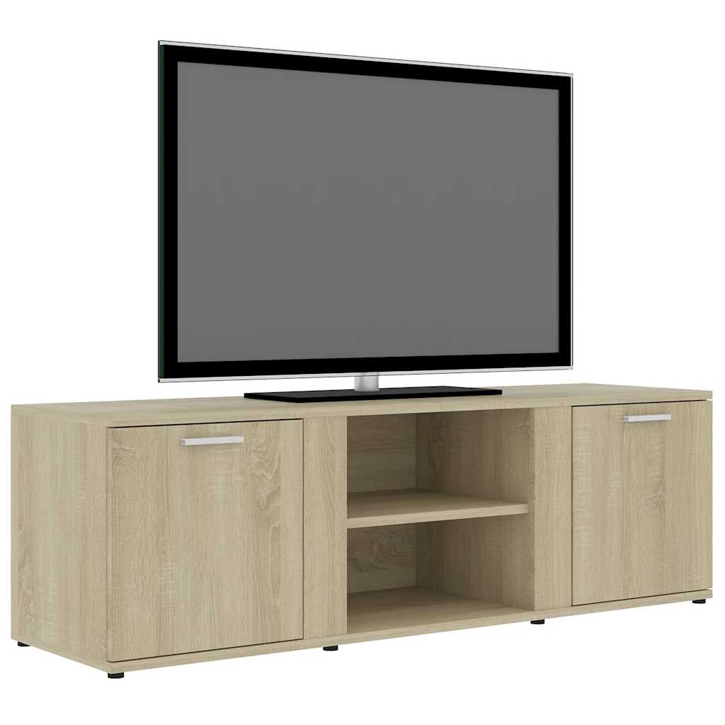 Móvel de TV 120x34x37 cm derivados de madeira carvalho sonoma