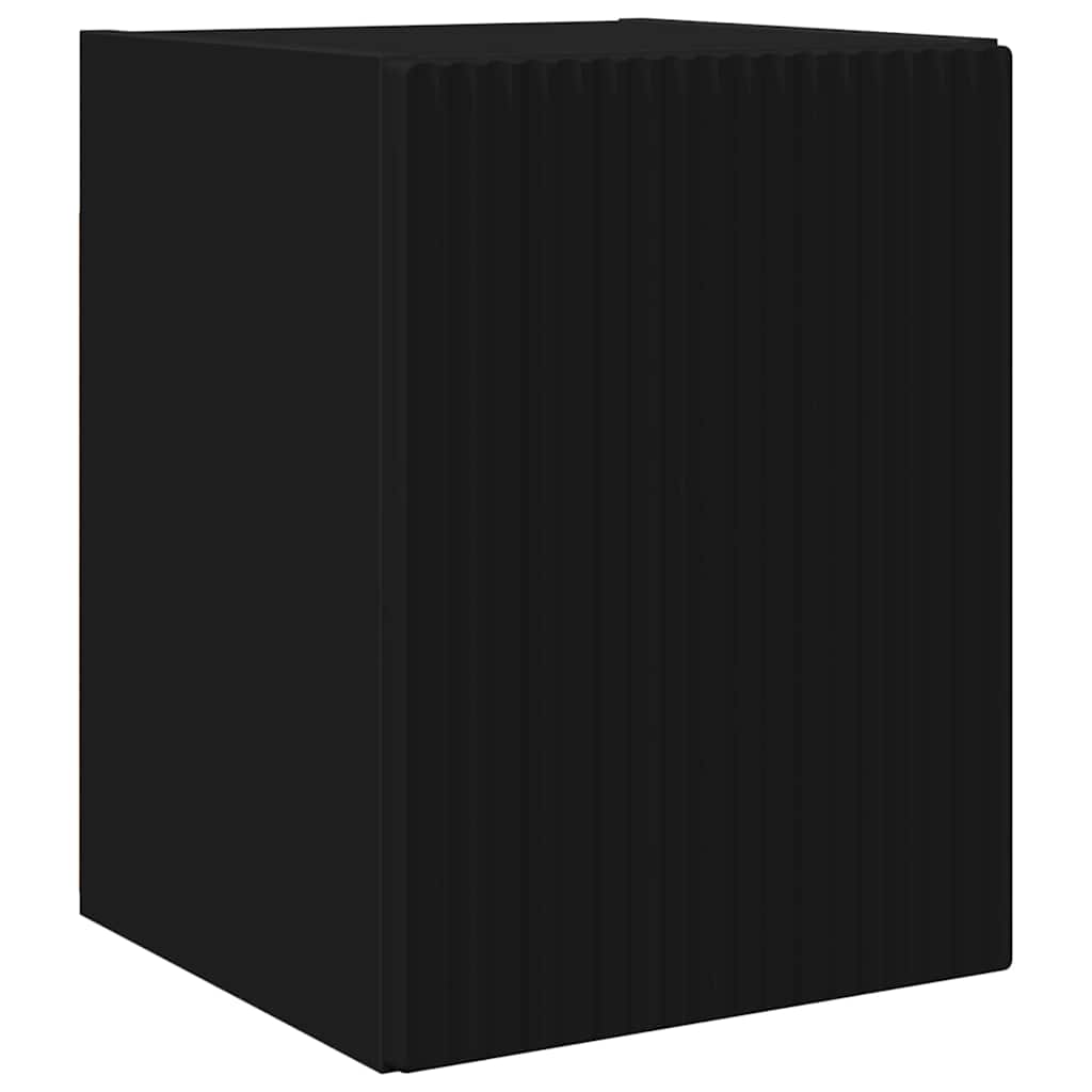 Armário de TV de parede 30 x 31 x 40 cm preto