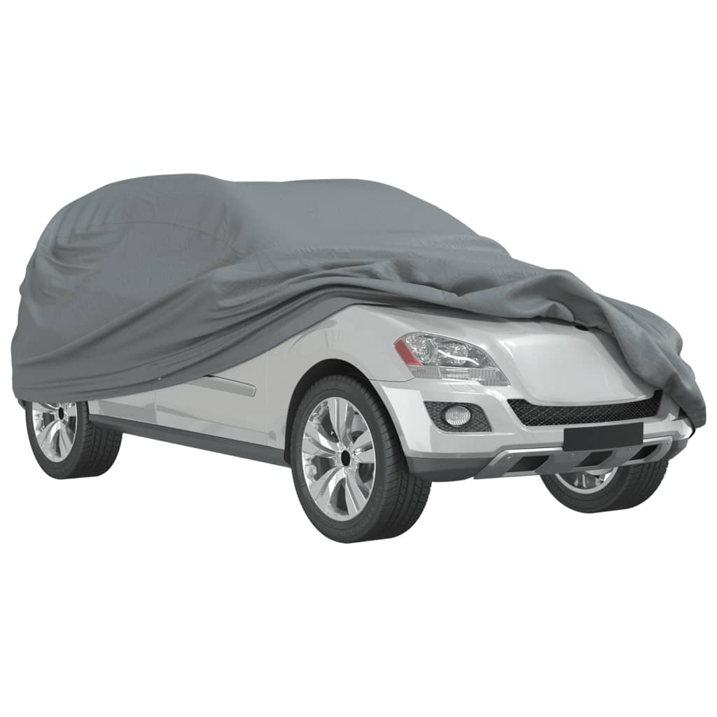 Cobertura de carro para suv tecido-não-tecido l cinzento