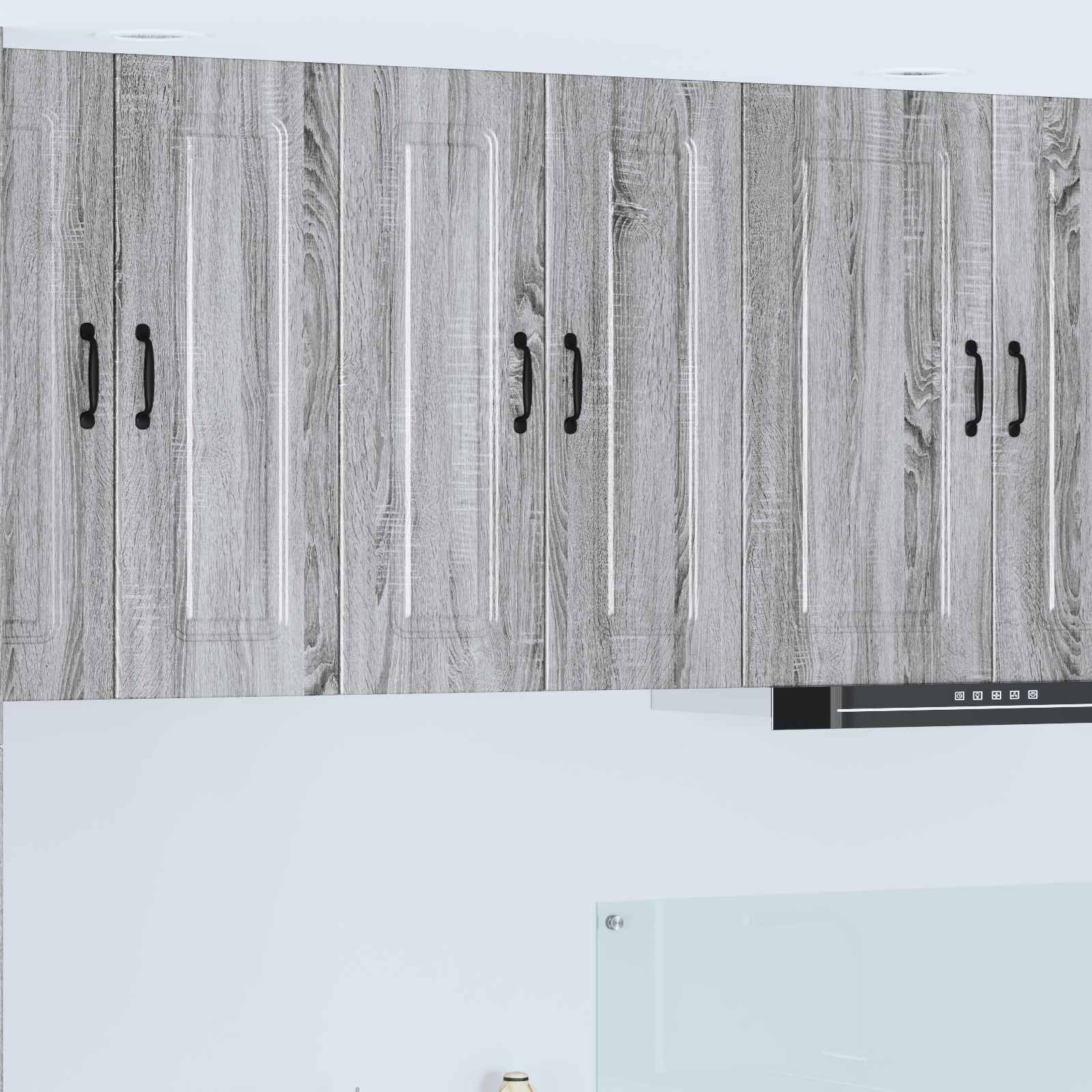 Painel de lava-louça kalmar cinza sonoma 60 x 31 x 80 cm