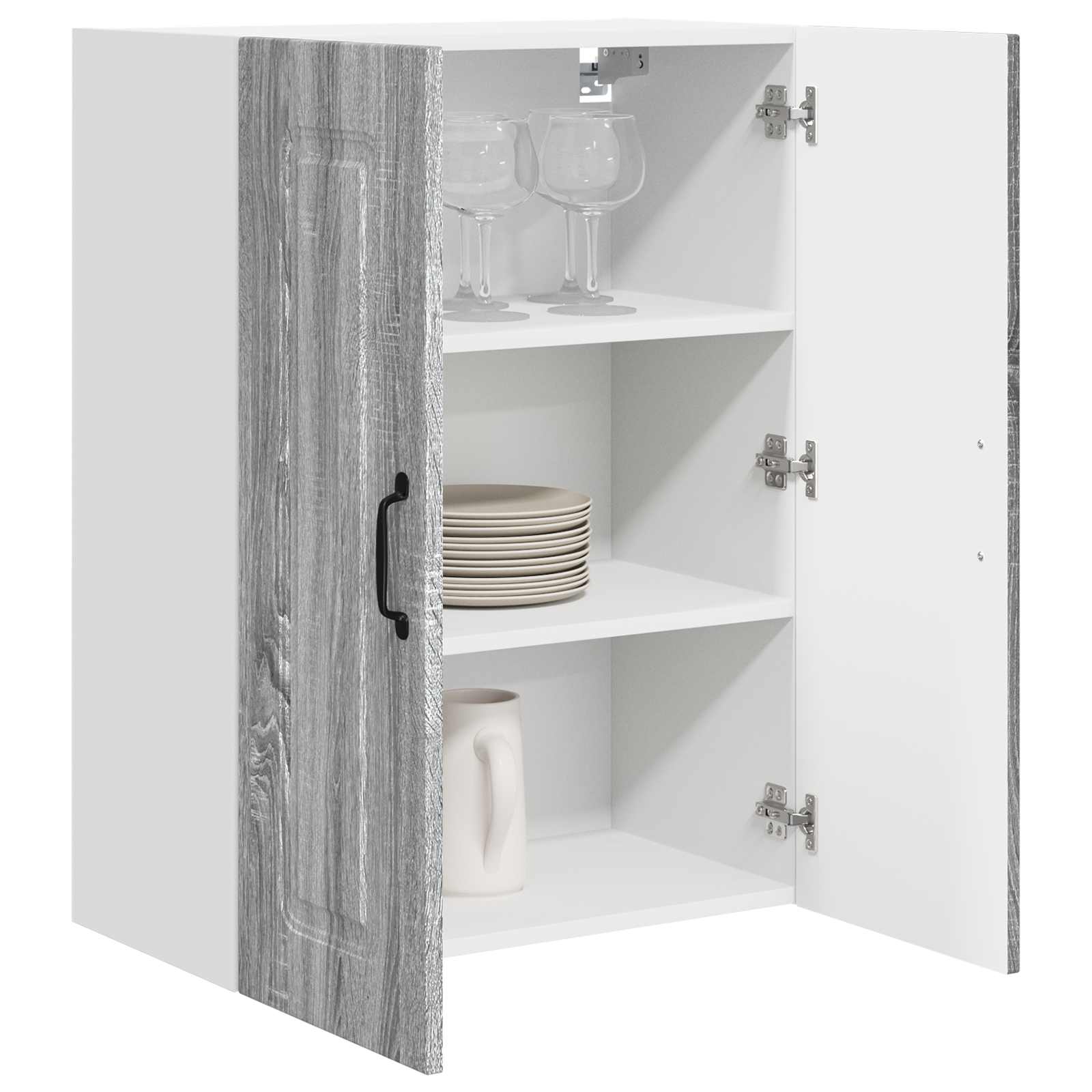 Painel de lava-louça kalmar cinza sonoma 60 x 31 x 80 cm