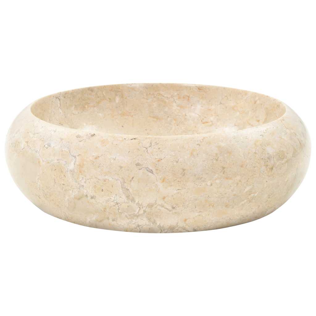 Lavatório 40x12 cm mármore creme