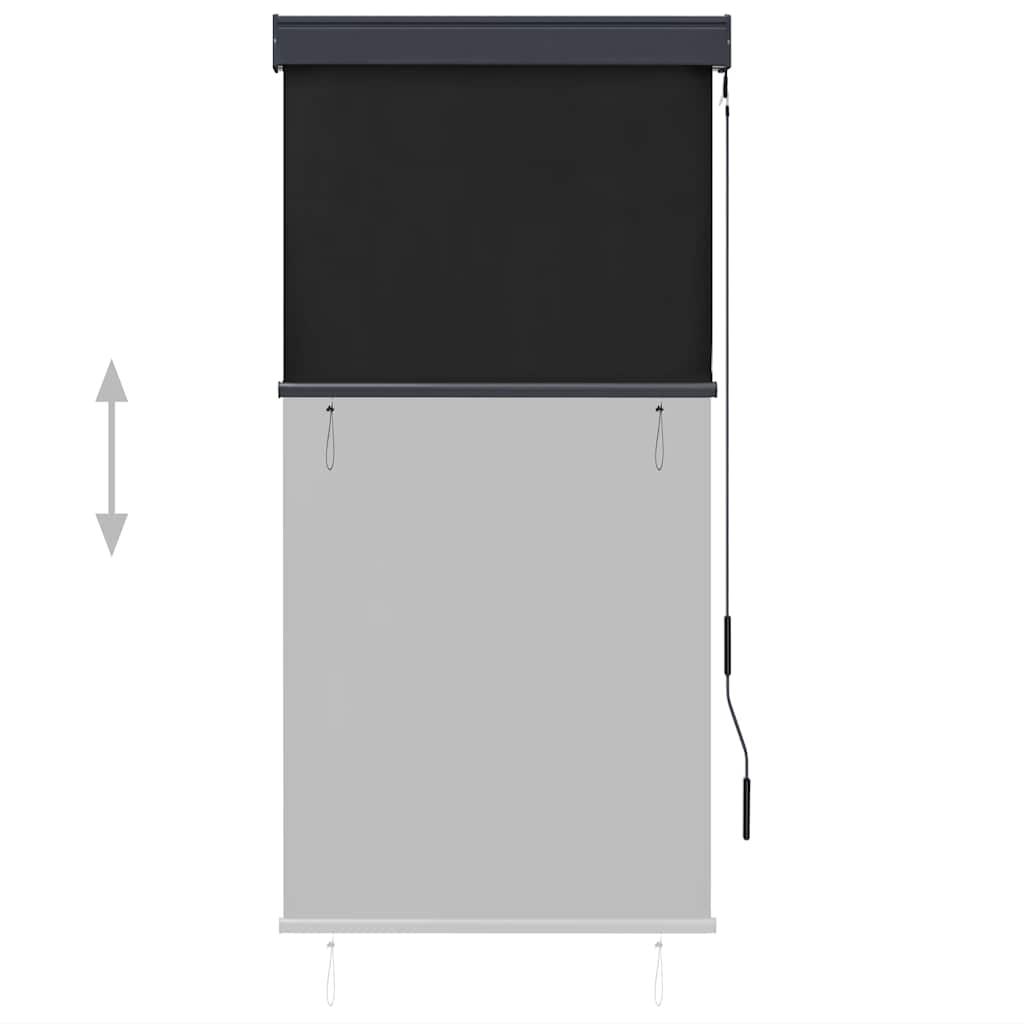 Estore de rolo para exterior 80x250 cm antracite