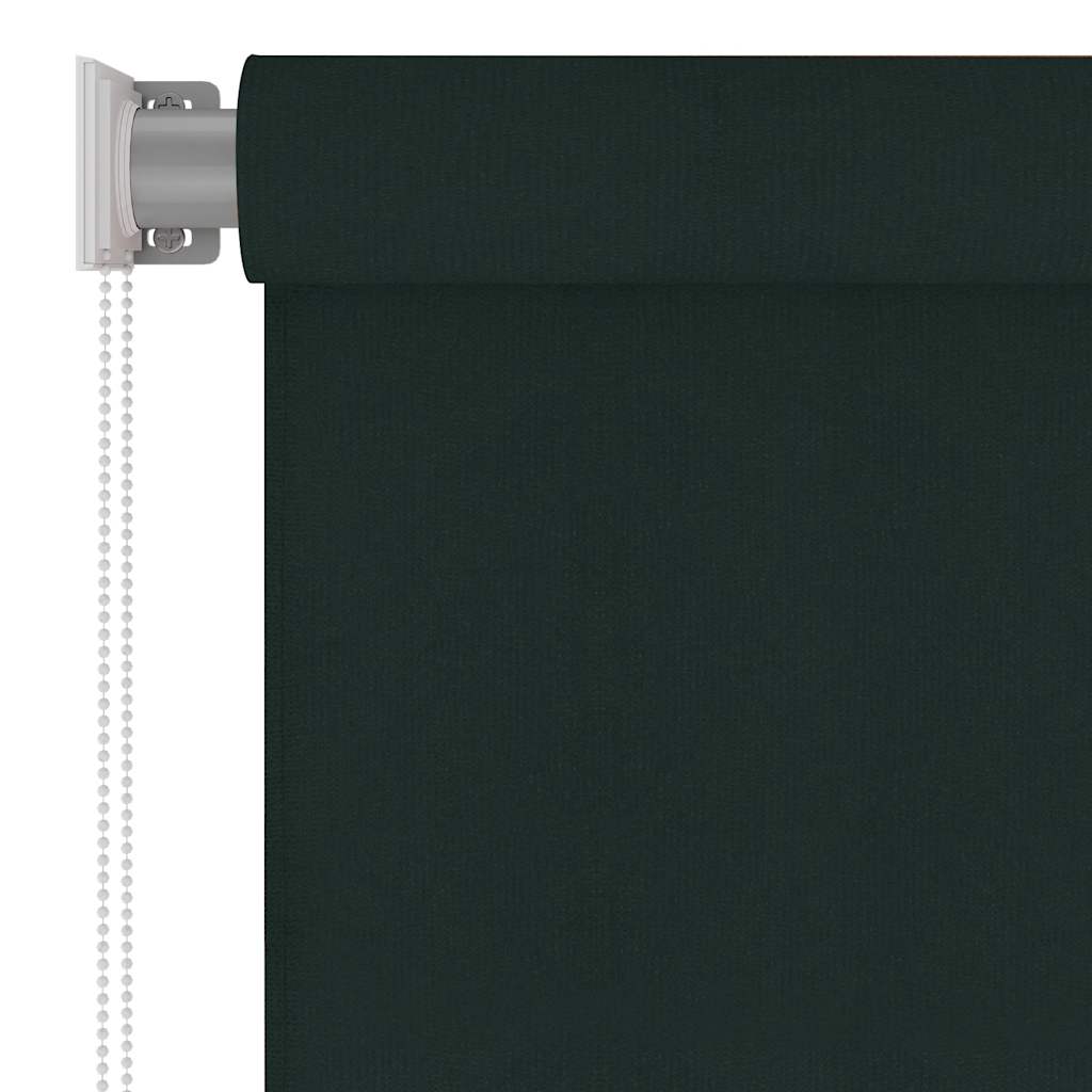 Estore de rolo para exterior 145 (l) x 230 (a) cm verde-escuro HDPE