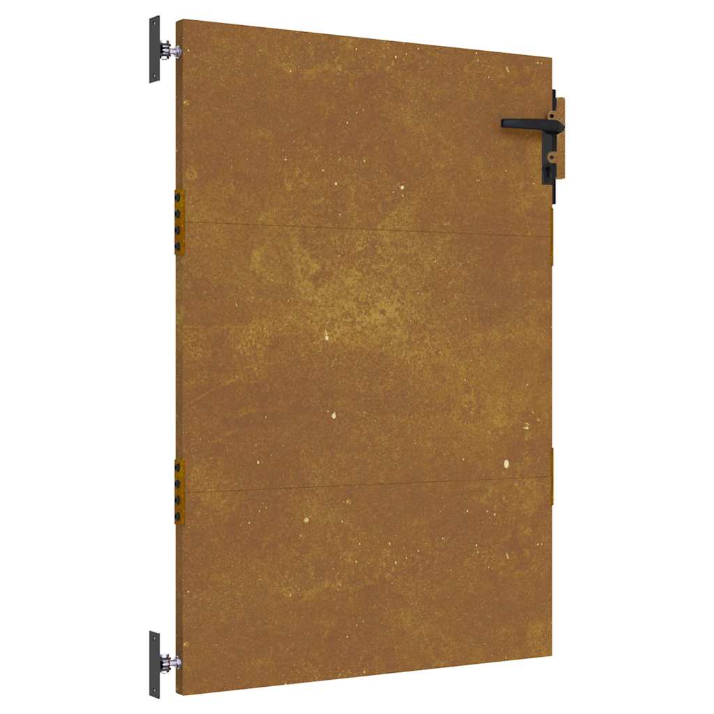 Portão de jardim 85x125 cm aço corten