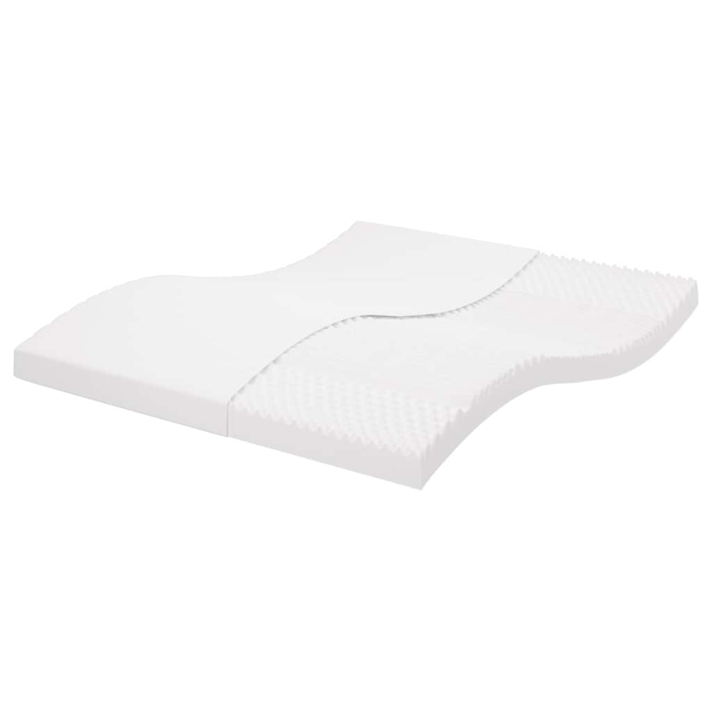 Colchão de espuma 200x210 cm 7 zonas dureza 20 ild branco