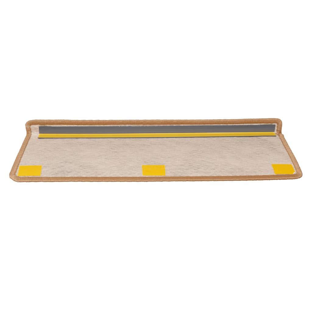 Tapetes escada adesivos aspeto sisal 30 pcs 65x21x4 cm sisal