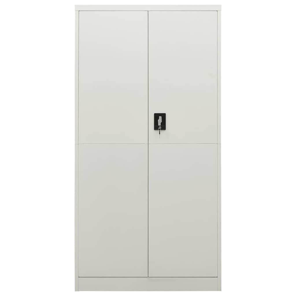 Cacifo 90x40x180 cm aço cinzento-claro