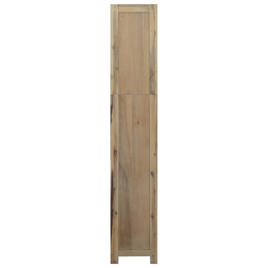 Estante com 6 prateleiras 80x30x170 cm madeira de acácia maciça