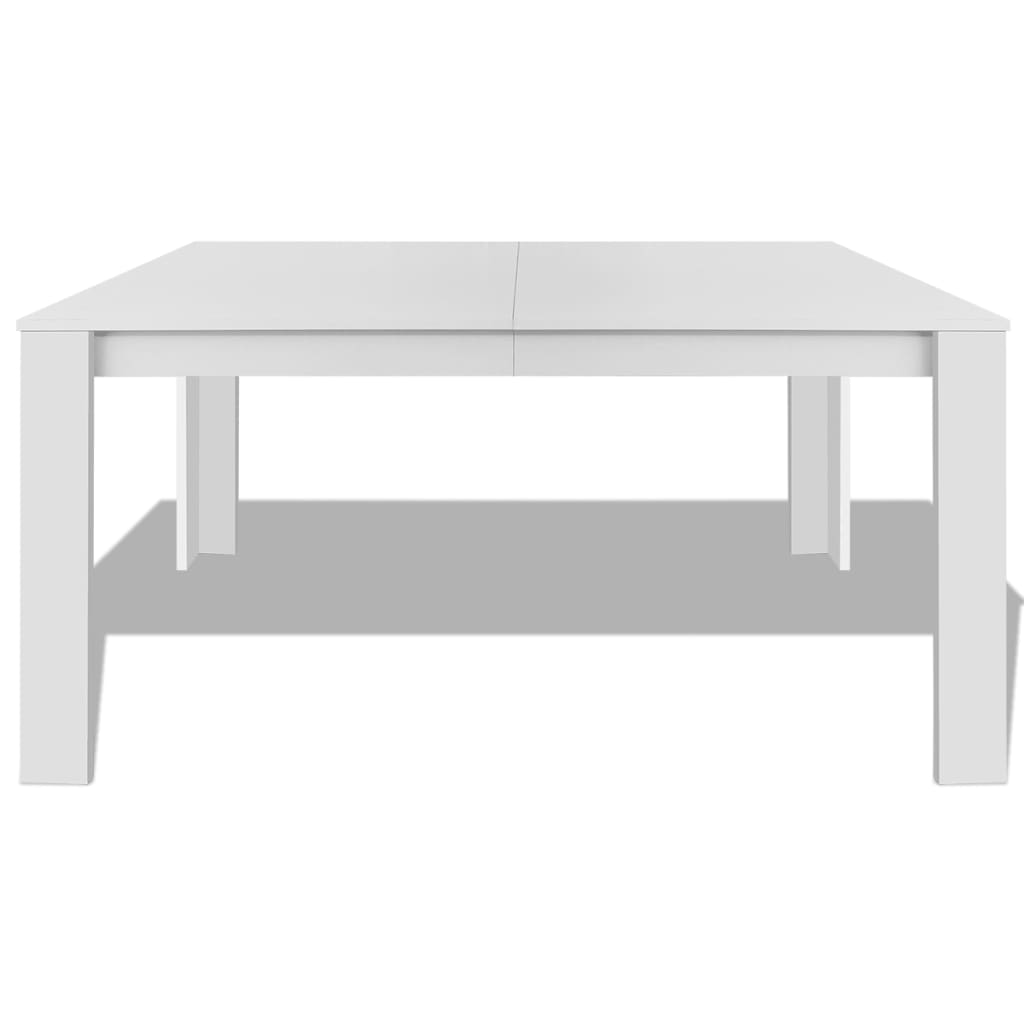 Mesa de jantar 140x80x75 cm branco