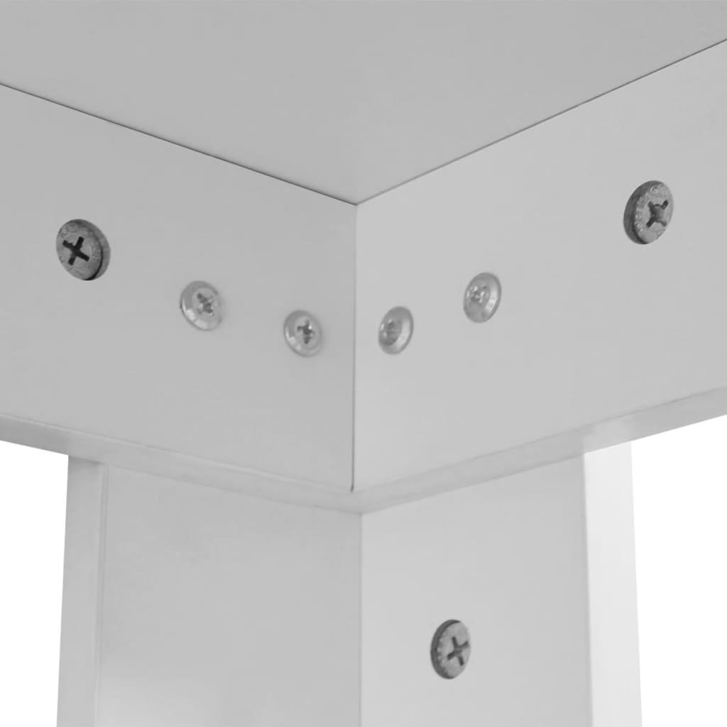 Mesa de jantar 140x80x75 cm branco