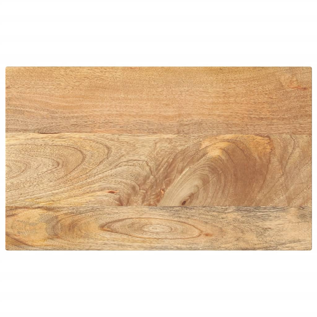 Tampo de mesa retangular 60x20x3,8 cm mangueira maciça