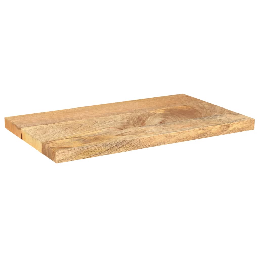 Tampo de mesa retangular 60x20x3,8 cm mangueira maciça
