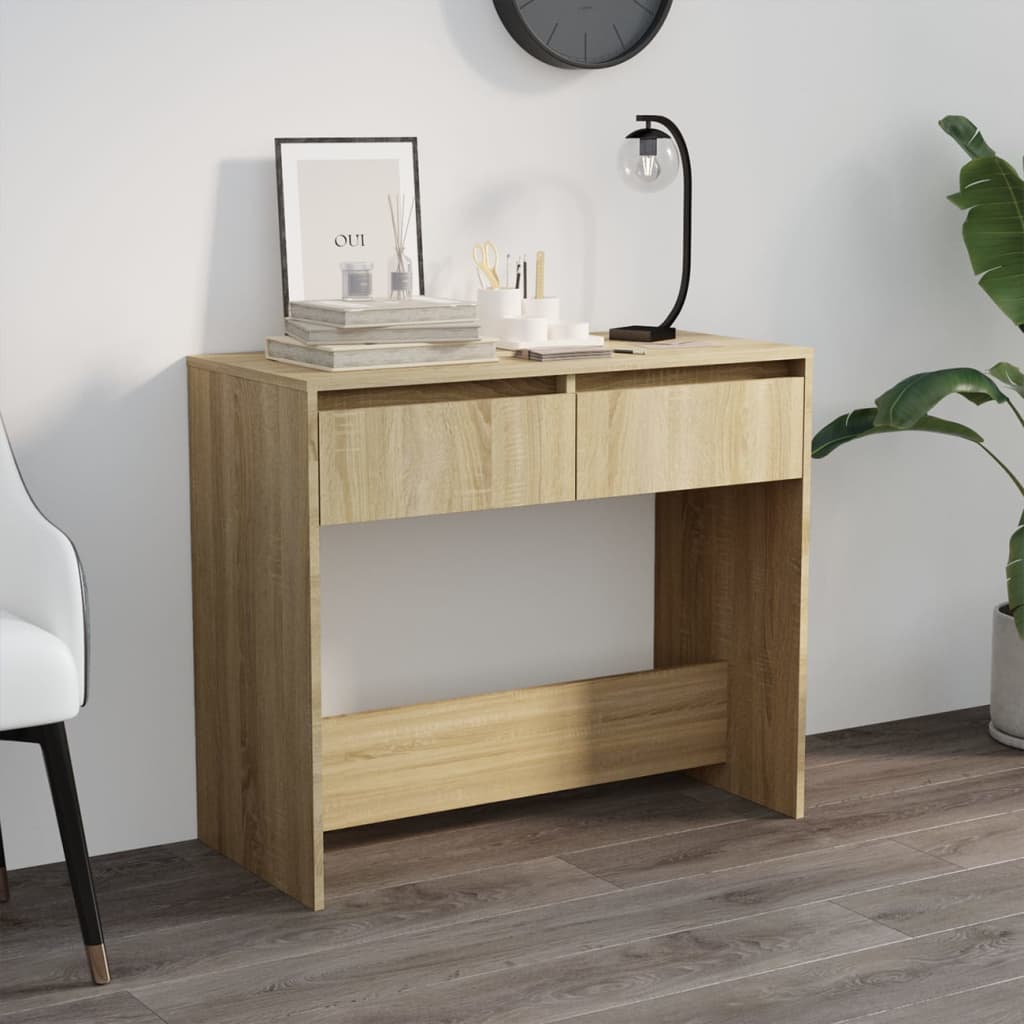 Mesa consola 89x41x76,5 cm derivados de madeira carvalho sonoma