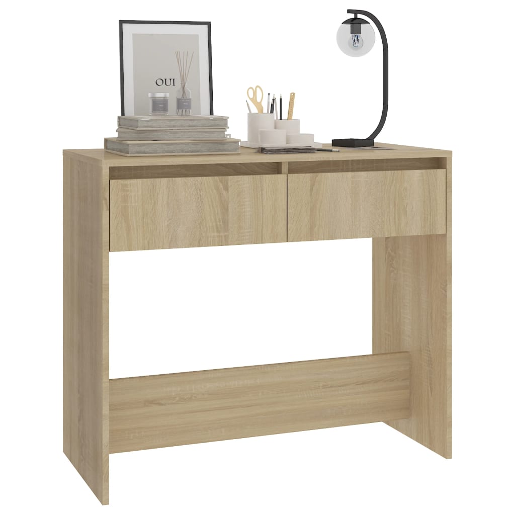 Mesa consola 89x41x76,5 cm derivados de madeira carvalho sonoma