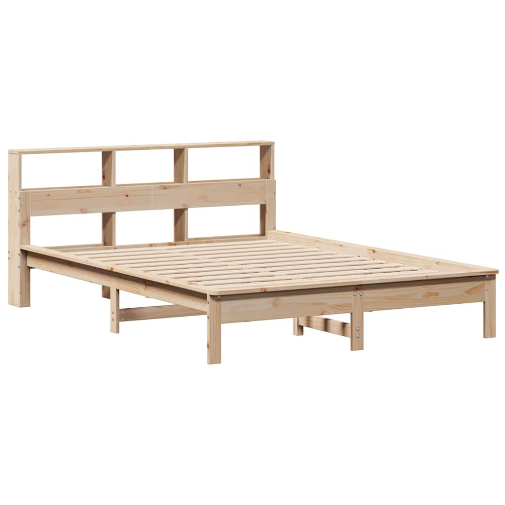 Cama sem colchão 150x200 cm madeira de pinho maciça