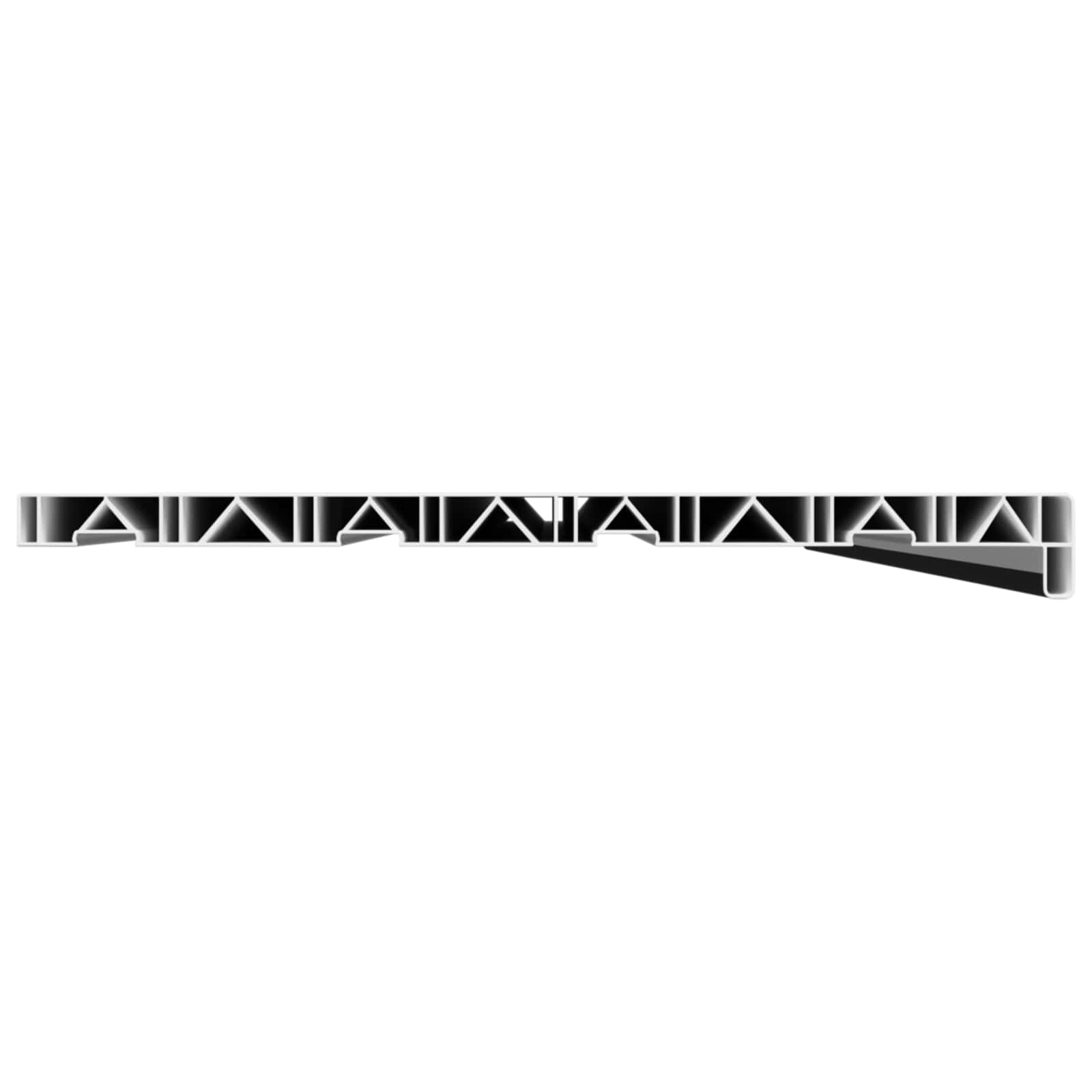 Soleira de janela preto com veios de madeira 120 x 45 x 4,5 cm
