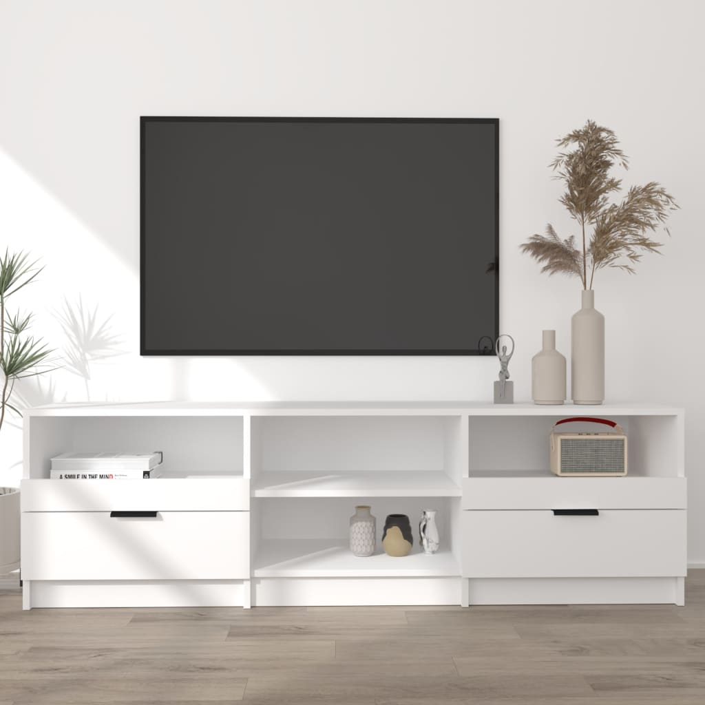Móvel para TV 150x33,5x45 cm derivados de madeira branco