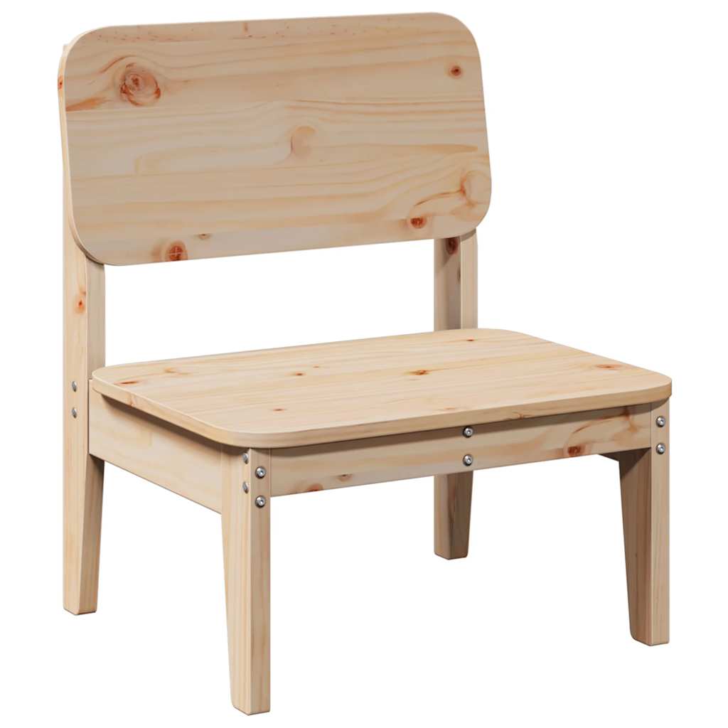 Cadeiras de jardim 2 pcs 60x52,5x72 cm pinho maciço