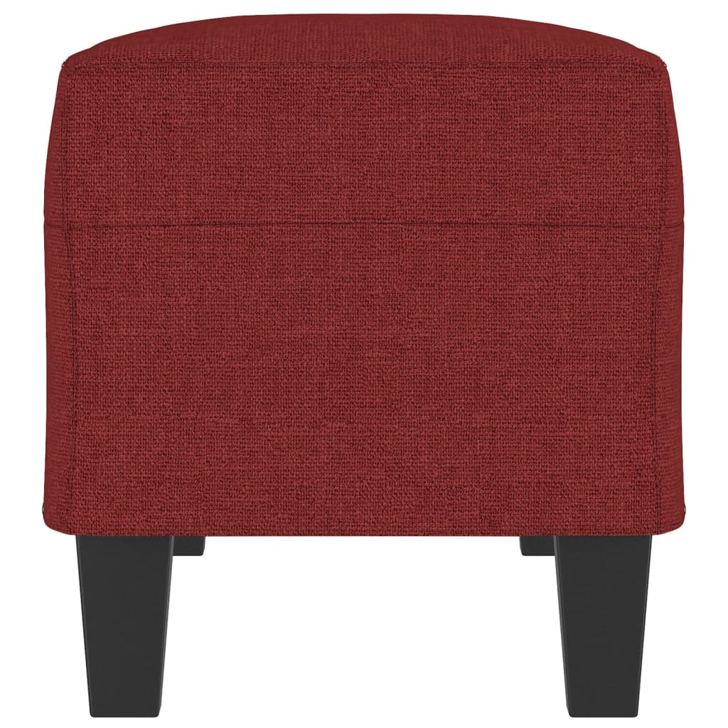 Banco 100x35x41 cm tecido vermelho tinto