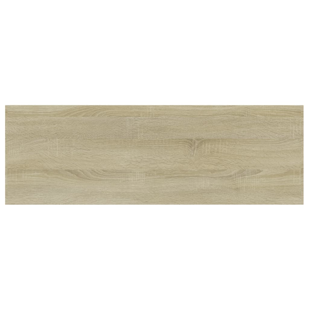 Prateleiras estante 4pcs 60x20x1,5cm contraplacado cor carvalho