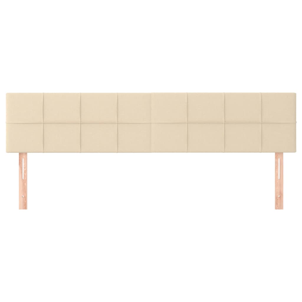 Cabeceiras creme 180x5x78/88 cm tecido