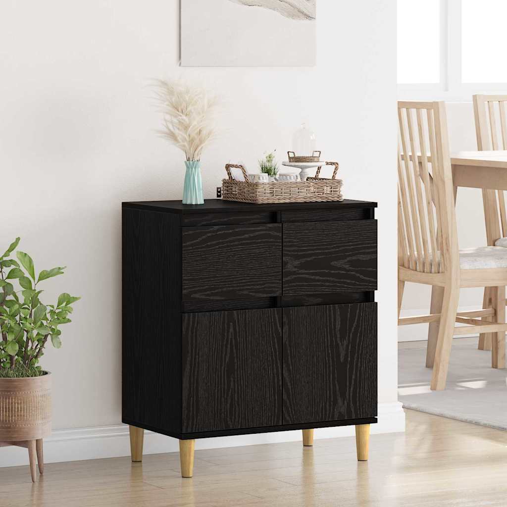 Buffet carvalho preto 60 x 35 x 70 cm derivados de madeira