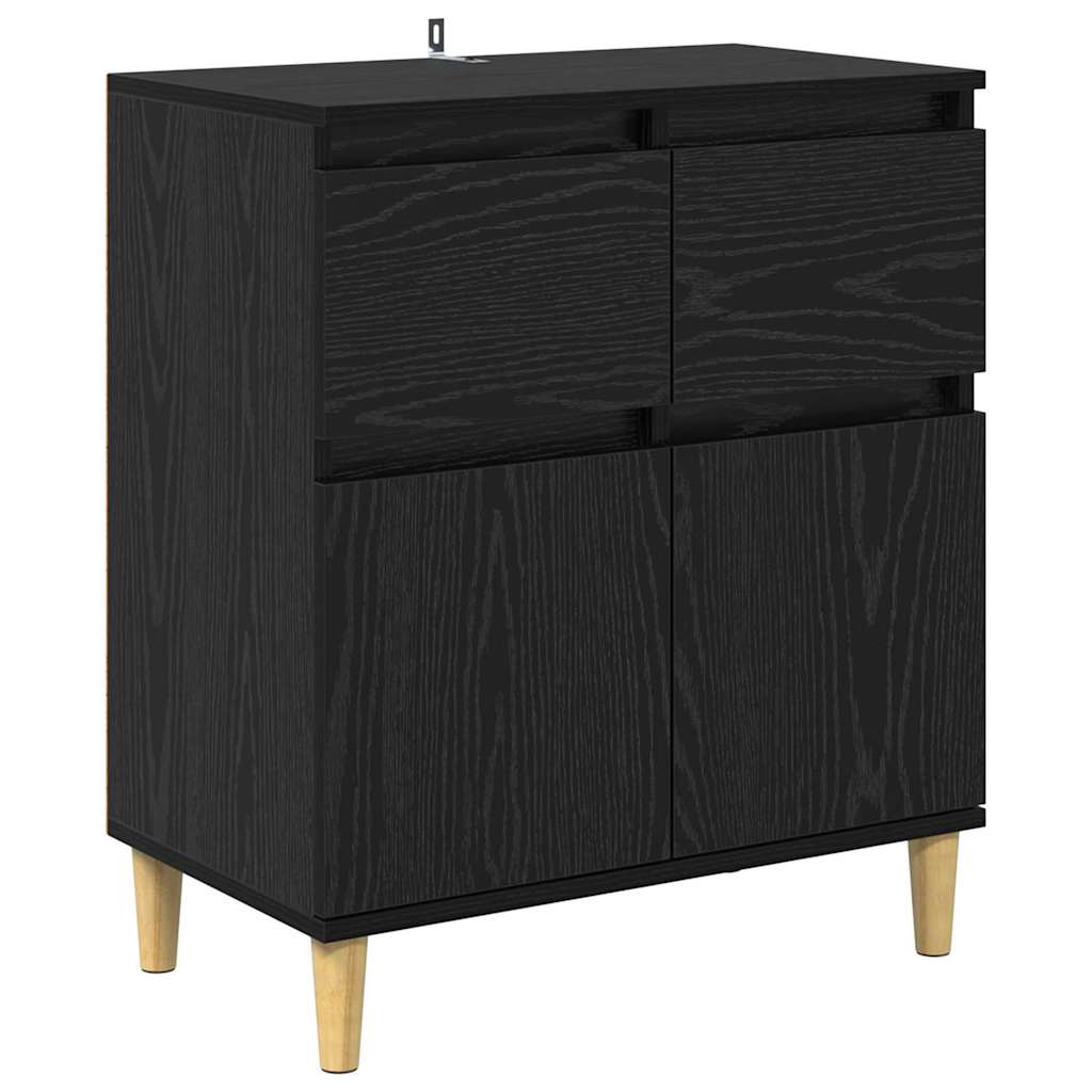 Buffet carvalho preto 60 x 35 x 70 cm derivados de madeira