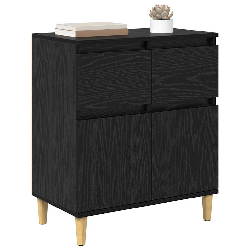Buffet carvalho preto 60 x 35 x 70 cm derivados de madeira