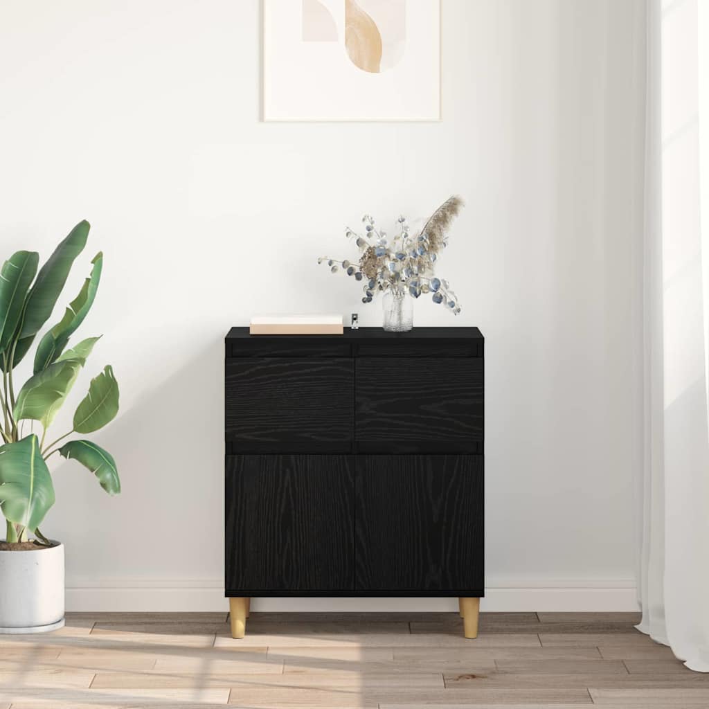 Buffet carvalho preto 60 x 35 x 70 cm derivados de madeira