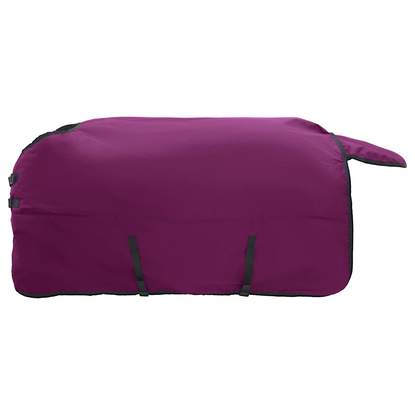 Cobertor de cavalo verde escuro e preto 145 cm poliéster