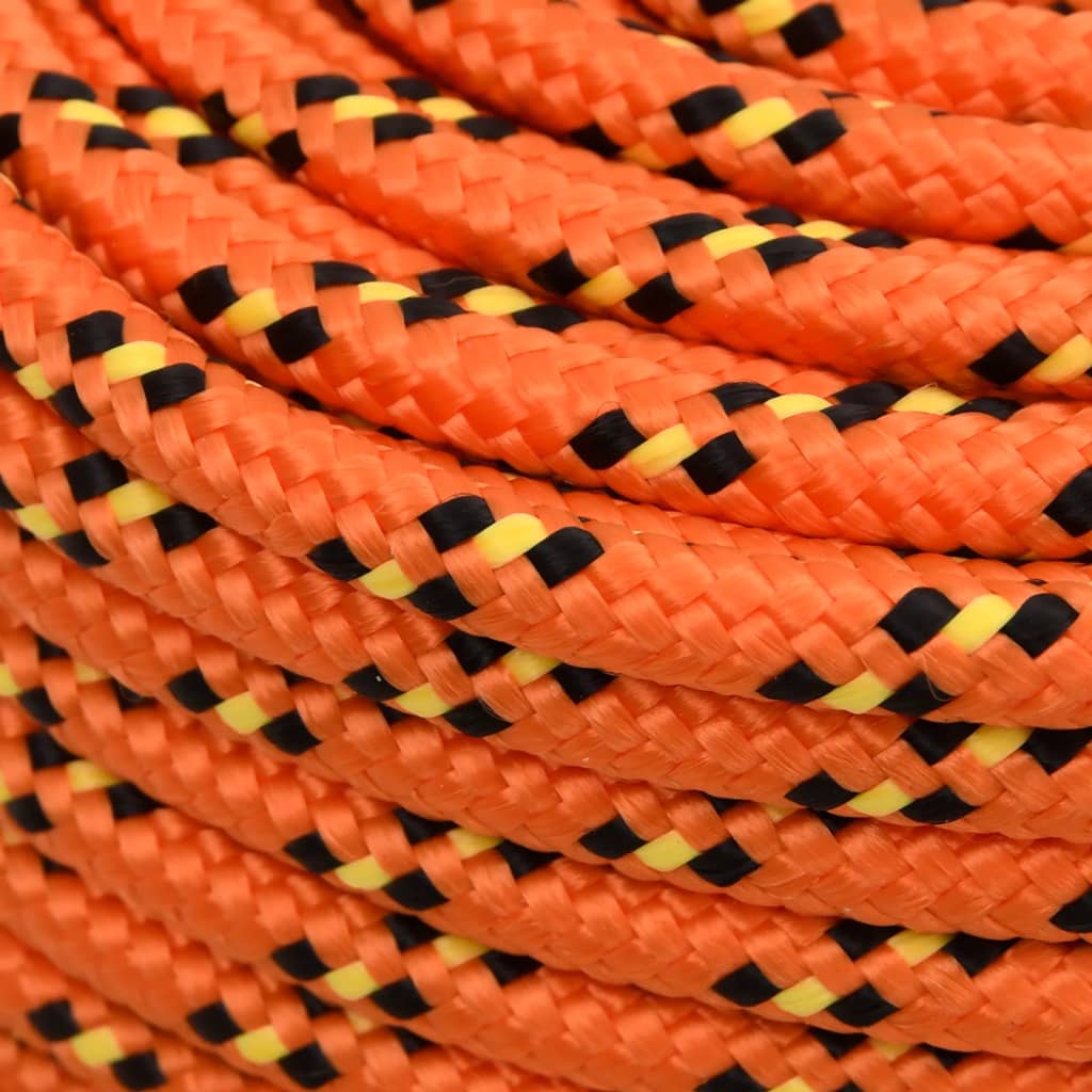 Corda de barco 10 mm 500 m polipropileno laranja