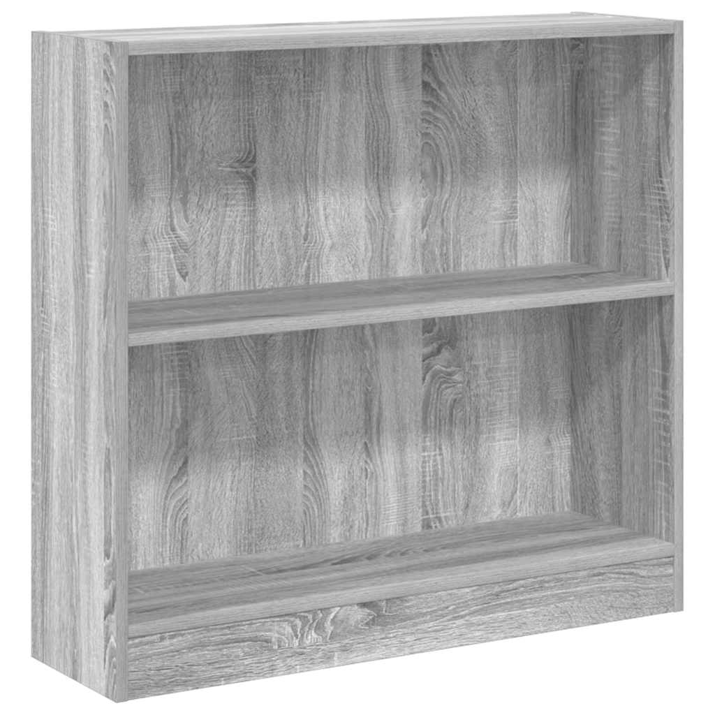Estante 80x24x76 cm derivados de madeira cinzento sonoma