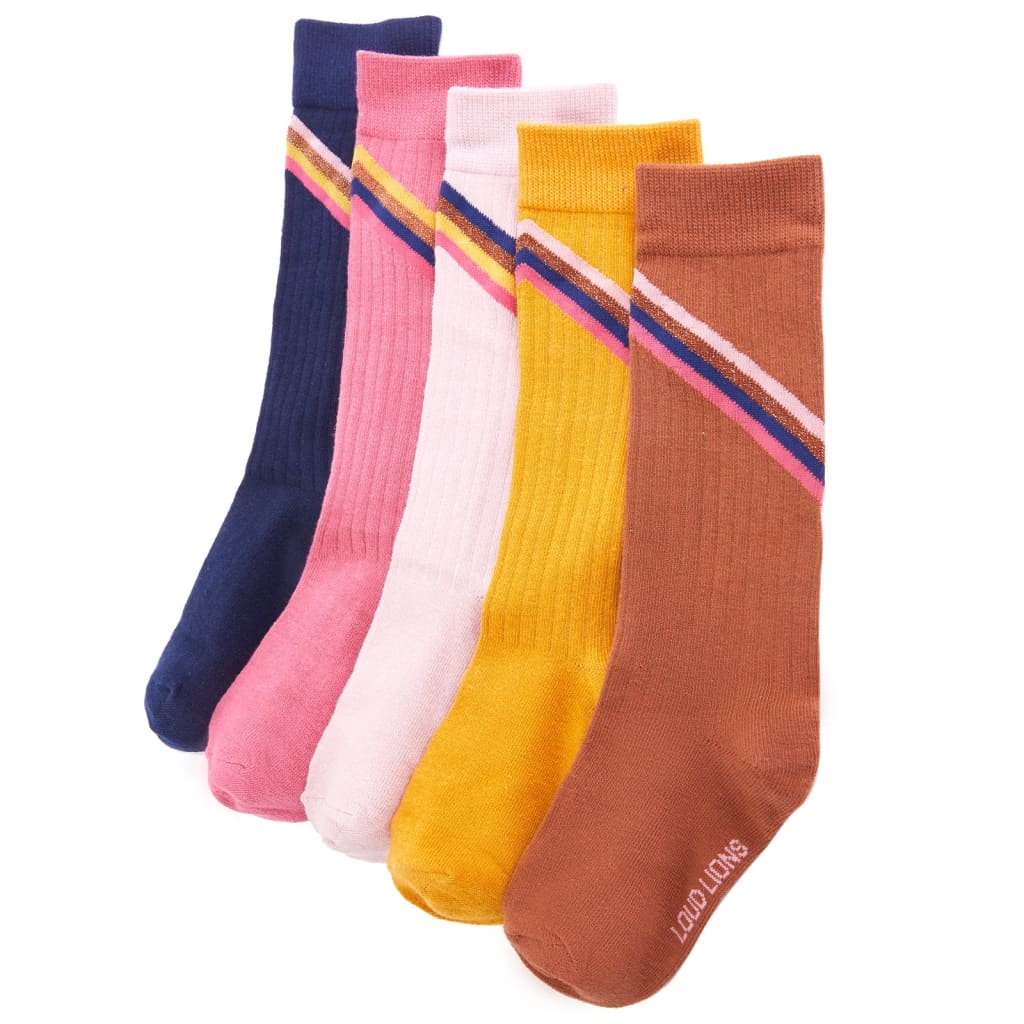 Meias para criança 5 pares ue 26-29