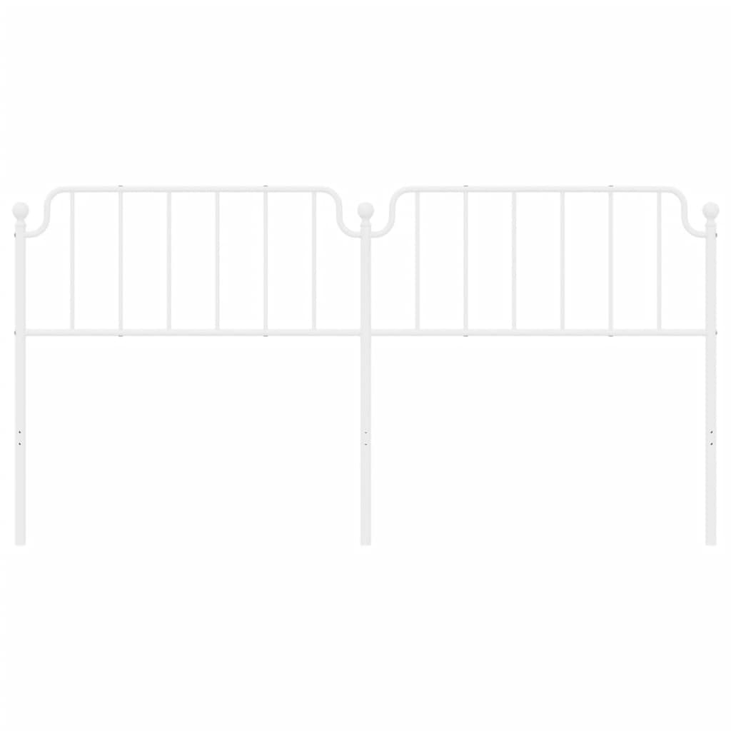 Cabeceira de substituição 200 cm metal branco