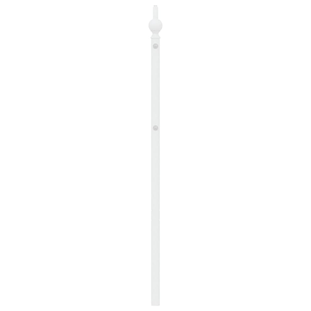 Cabeceira de substituição 200 cm metal branco