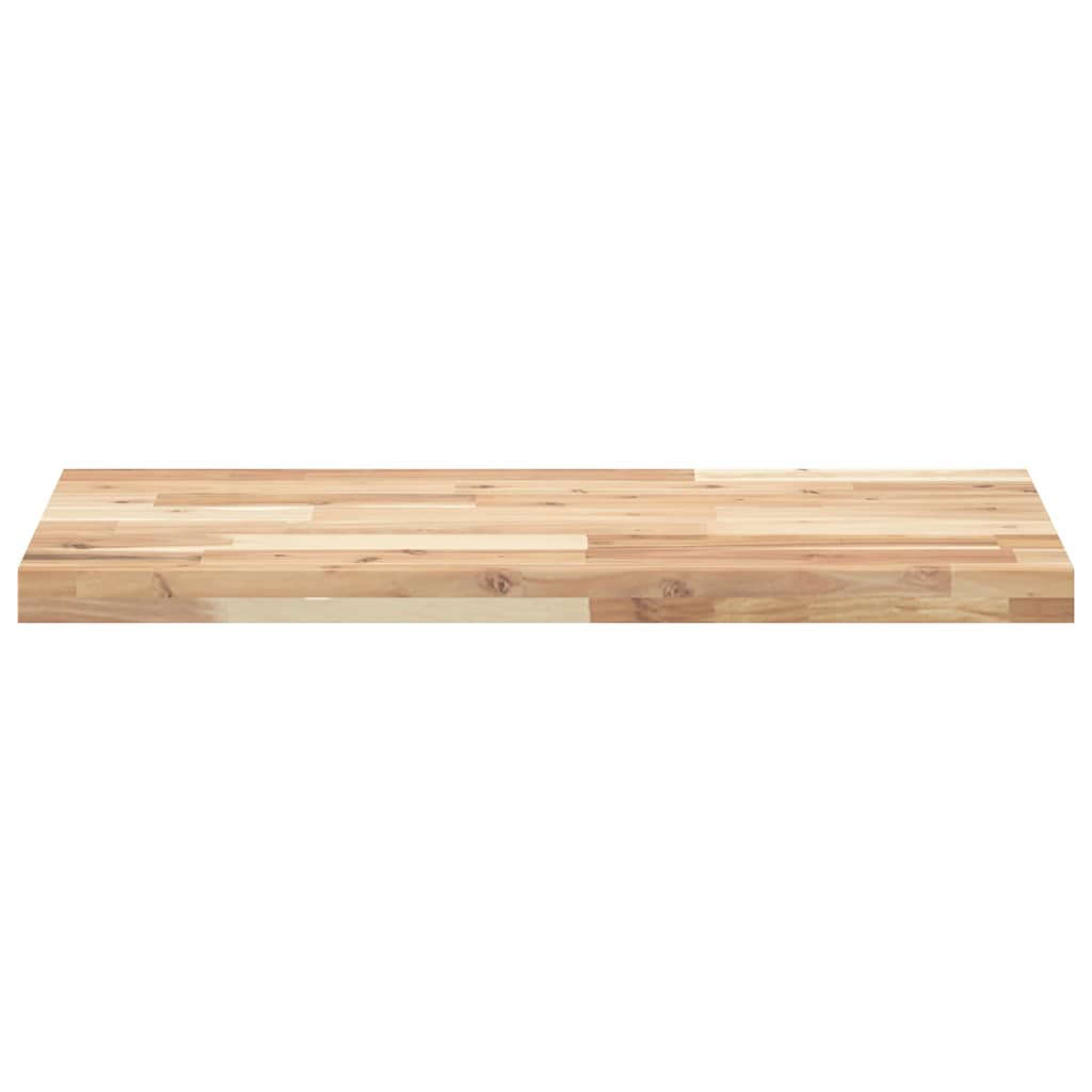 Prateleiras flutuantes 3pcs 60x40x4cm acácia maciça não tratada