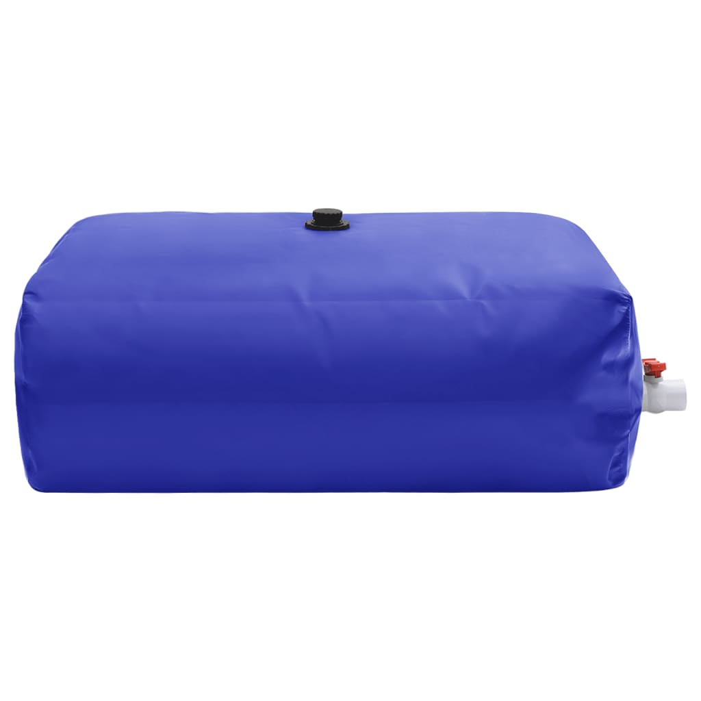 Depósito de água dobrável com torneira 100 l PVC